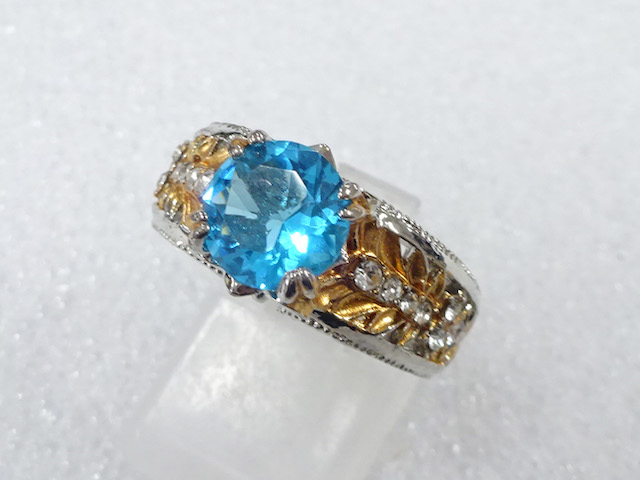 COLORED STONE FASHION RING / JP SIZE 9